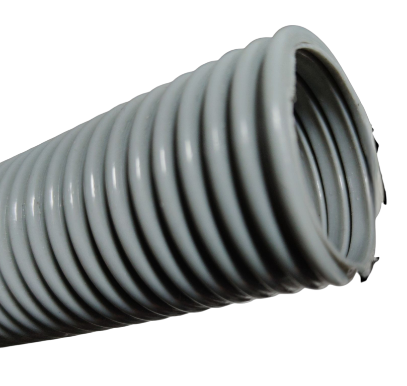Mangueira cor Cinza 32mm (D32) em rolo 30 metros
