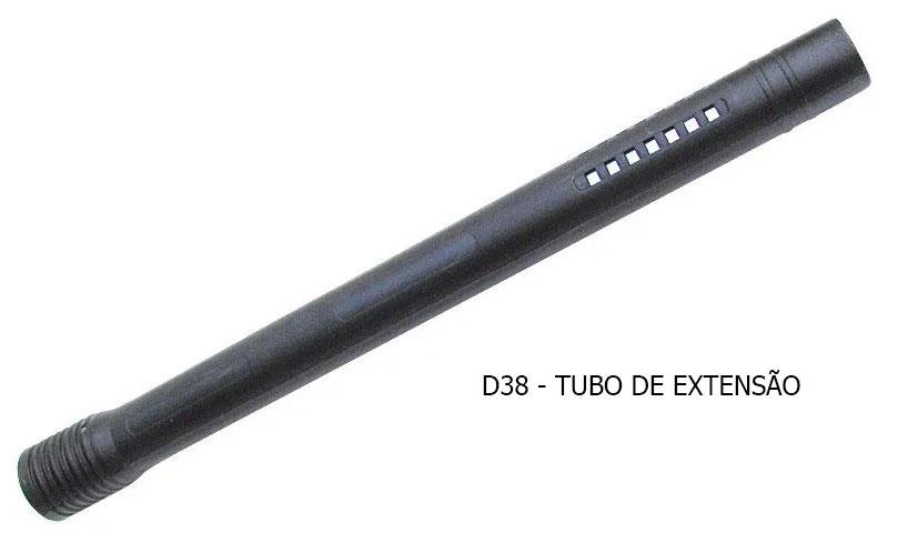 Tubo reto aluminio/plastico D38 IPC