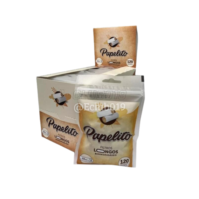 FILTRO PAPELITO BIODEGRADAVEL LONGO 10X120