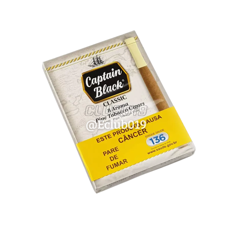 CIGARRILHA CAPTAIN BLACK CLASSIC C/8