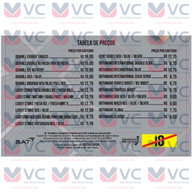 TABELA DE PREÇO-BAT