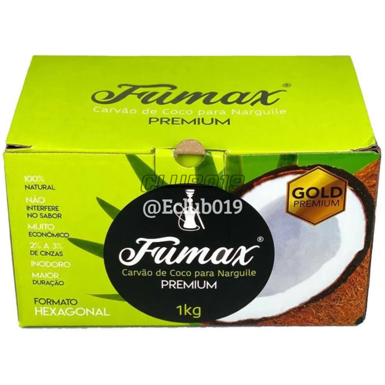 CARVÃO DE COCO FUMAX 1KG