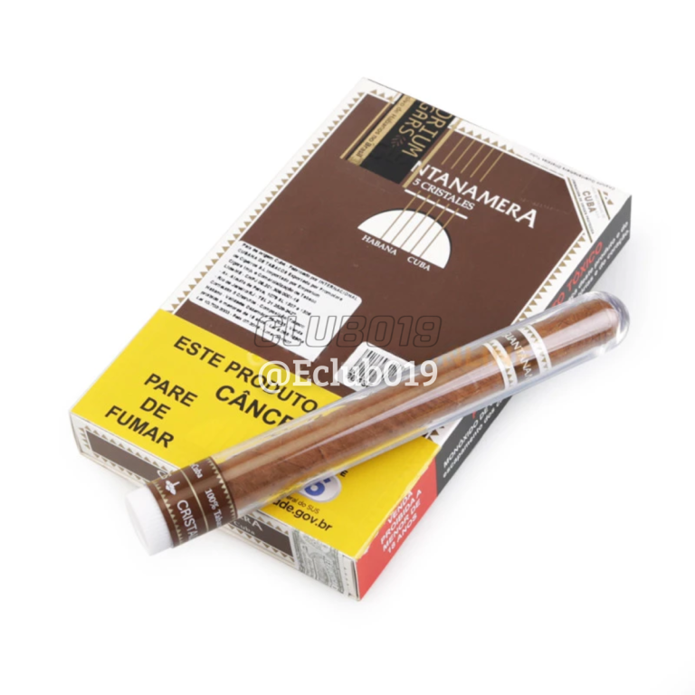 CHARUTO GUANTANAMERA CRISTALES CUBANO TUBO PETACA C/5
