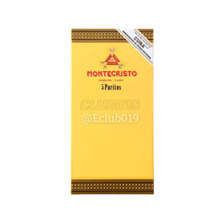 CHARUTO MONTECRISTO PURITOS CUBANO DISPLAY C/5