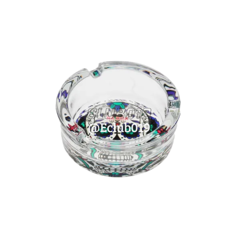 CINZEIRO NA BOA VIDRO REDONDO DECORATIVO TRANSPARENTE
