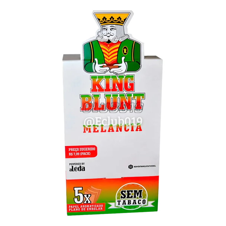 KING BLUNT MELANCIA FOLHA AROMATIZADA 25X5