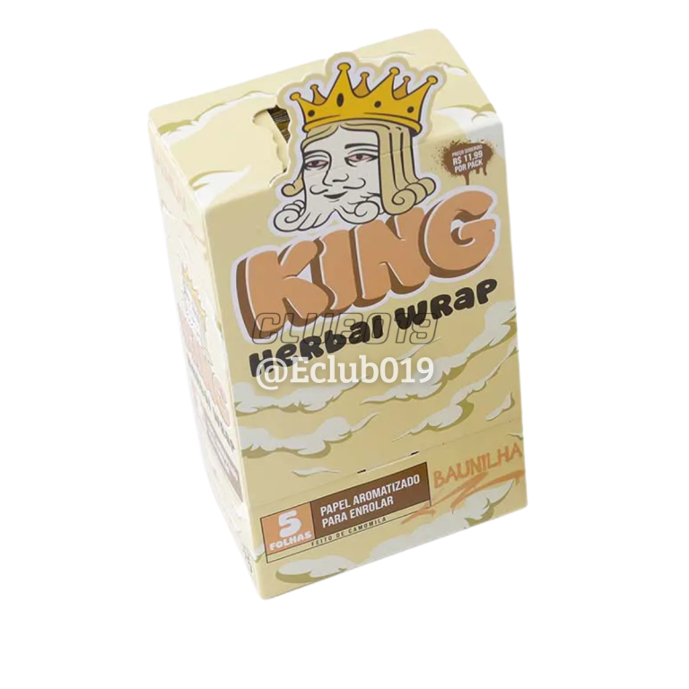 KING BLUNT BAUNILHA FOLHA AROMATIZADA 25X5
