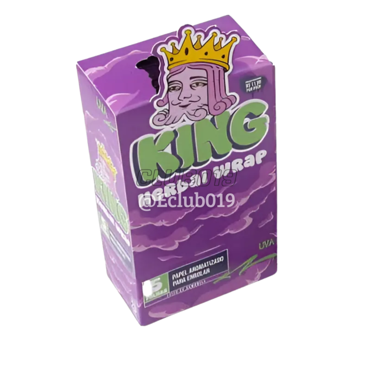 KING BLUNT HERBAL UVA FOLHA AROMATIZADA 25X5