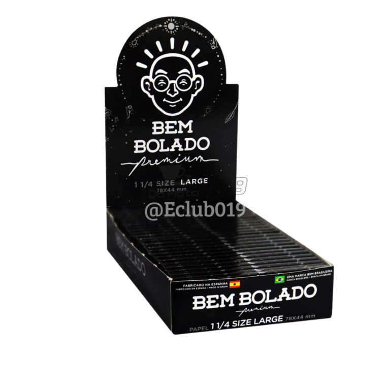 SEDA BEM BOLADO LARGE PREMIUM PRETA 1 1/4 25X50