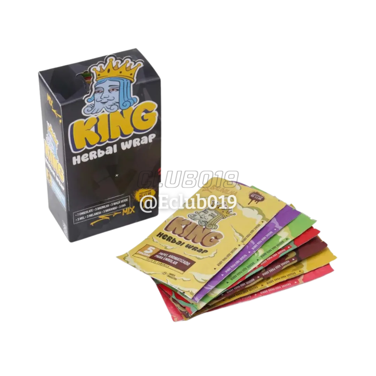 SEDA BLUNT KING HERBAL MIX FOLHA AROMATIZADA 25X5
