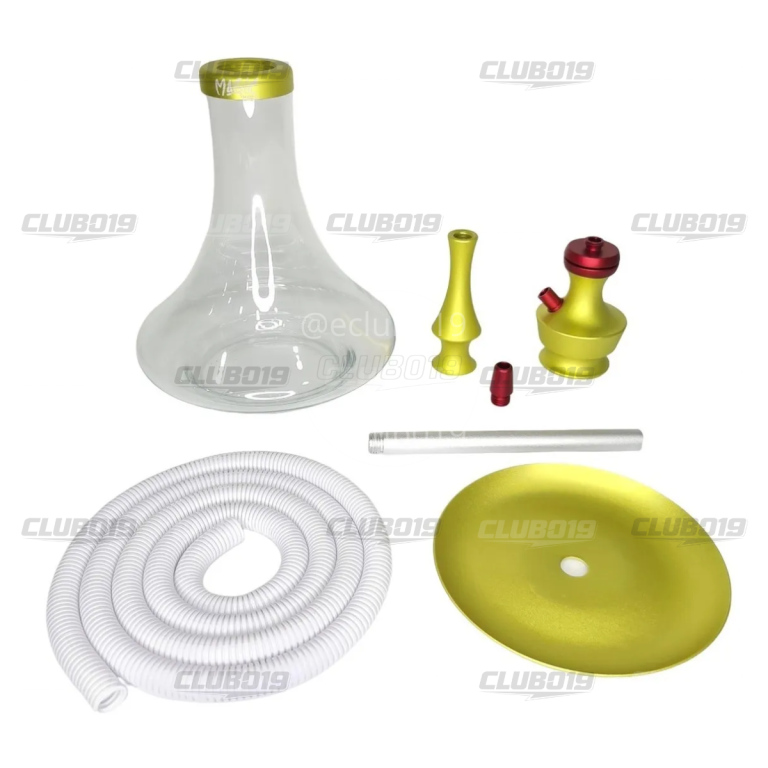 NARGUILE MAGIC MEZZO MEDIO DOURADO