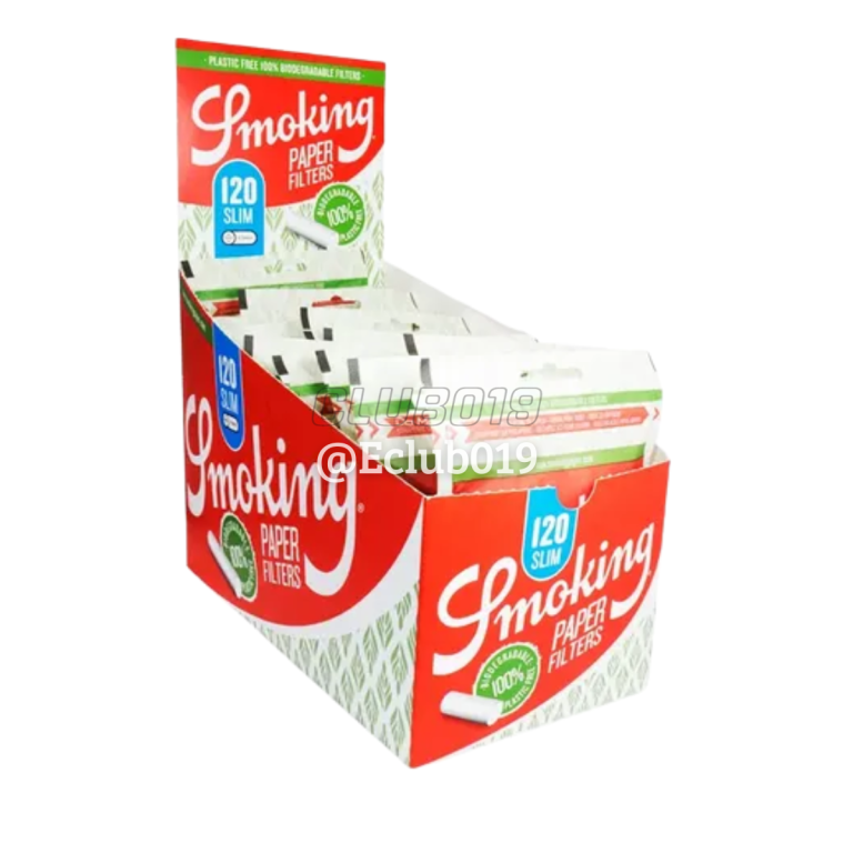 FILTRO SMOKING SLIM LONG BIODEGRADAVEL 30X120