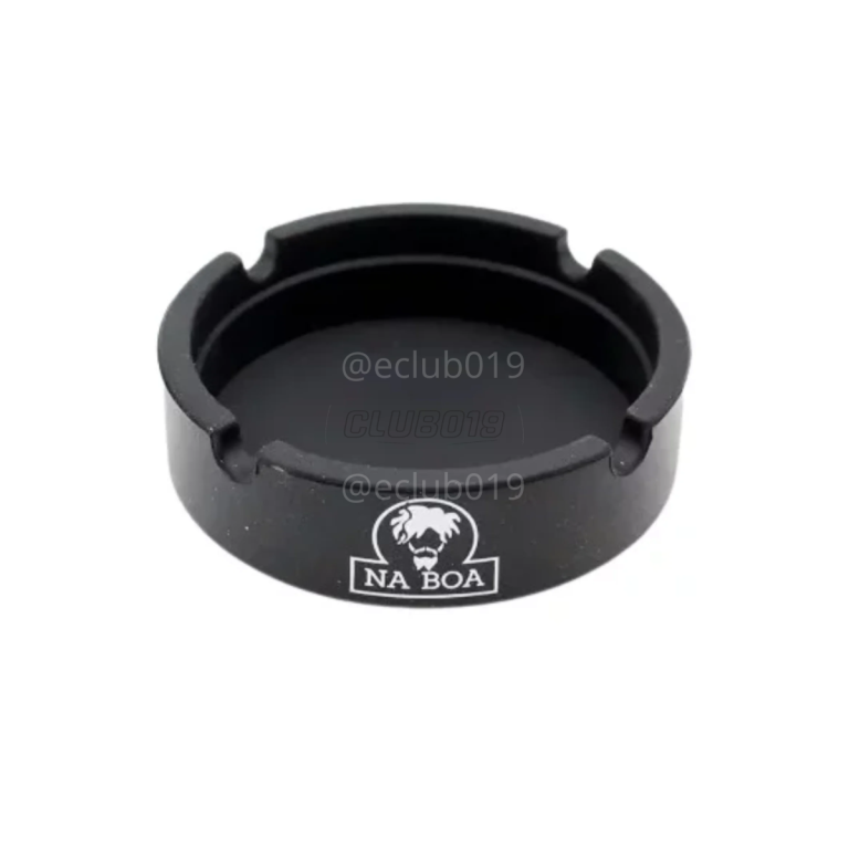 CINZEIRO NA BOA SILICONE REDONDO PRETO