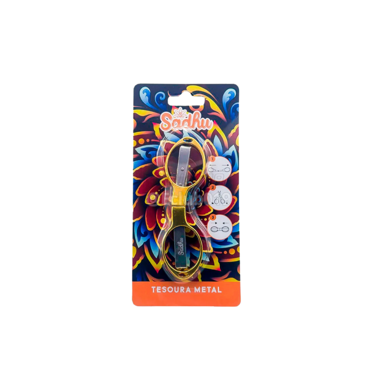 TESOURA SADHU METAL CABO DOBRAVEL OURO