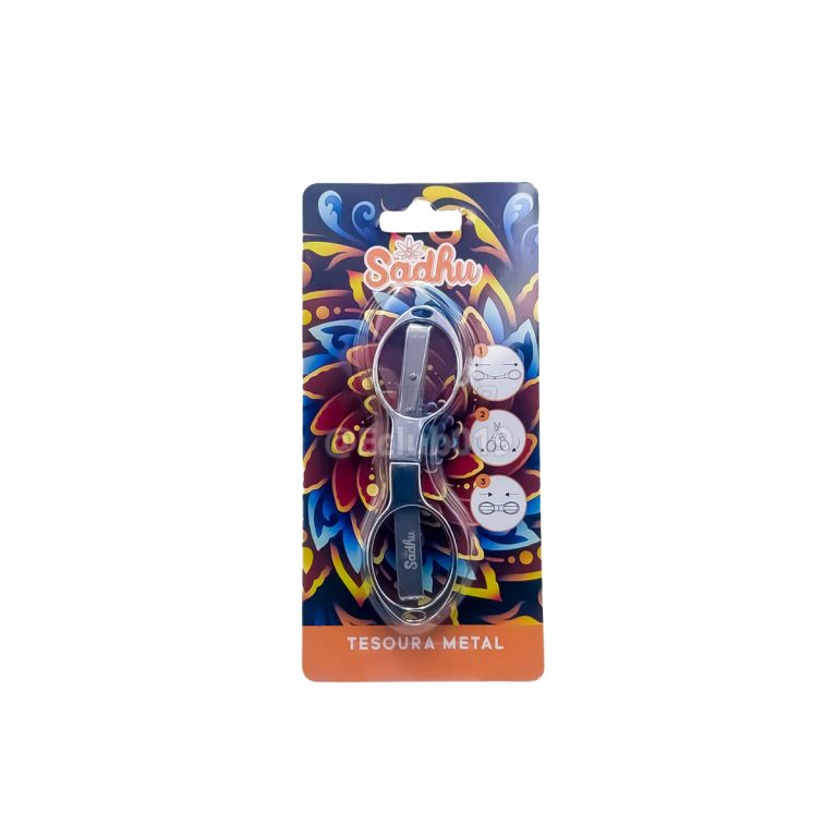 TESOURA SADHU METAL CABO DOBRAVEL PRATA