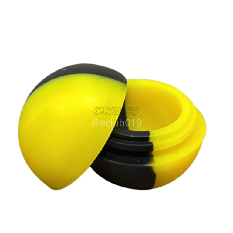SLICK SILICONE BOLA PEQUENO 6ML PRETO/AMARELO