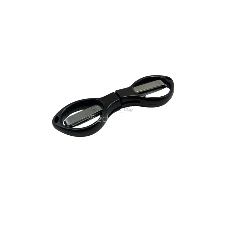 TESOURA PLASTICO CABO DOBRAVEL PRETO