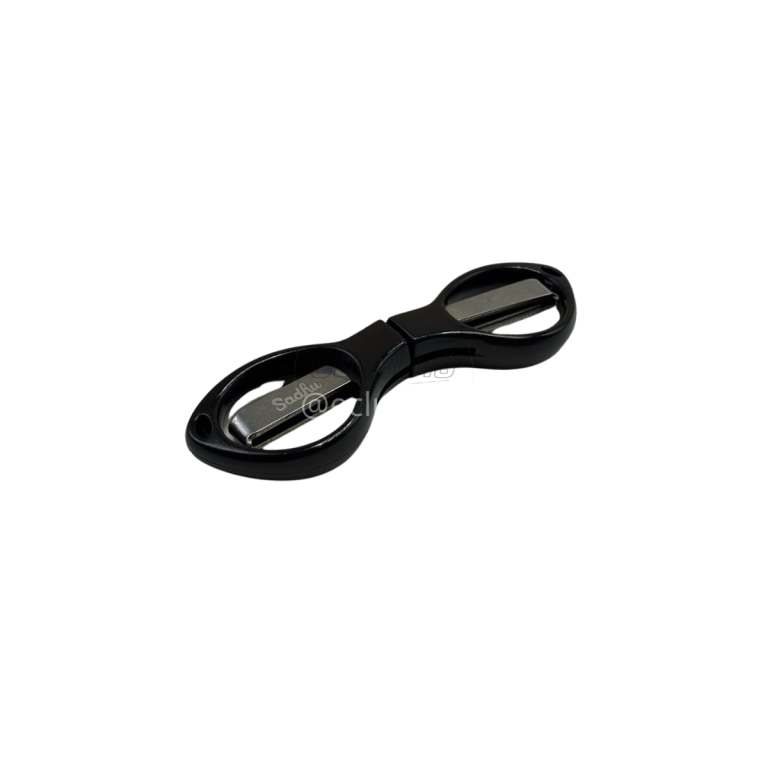 TESOURA SADHU PLASTICO CABO DOBRAVEL PRETO