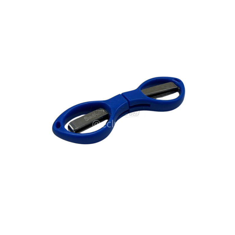TESOURA SADHU PLASTICO CABO DOBRAVEL AZUL