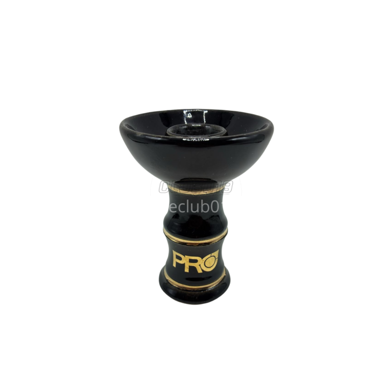 ROSH PRO HOOKAH PRETO COM LISTRA DOURADA