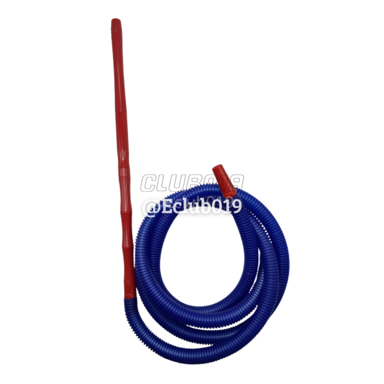 MANGUEIRA INVICTUS PLASTICO AZUL COM PITEIRA PLASTICO VERMELHA