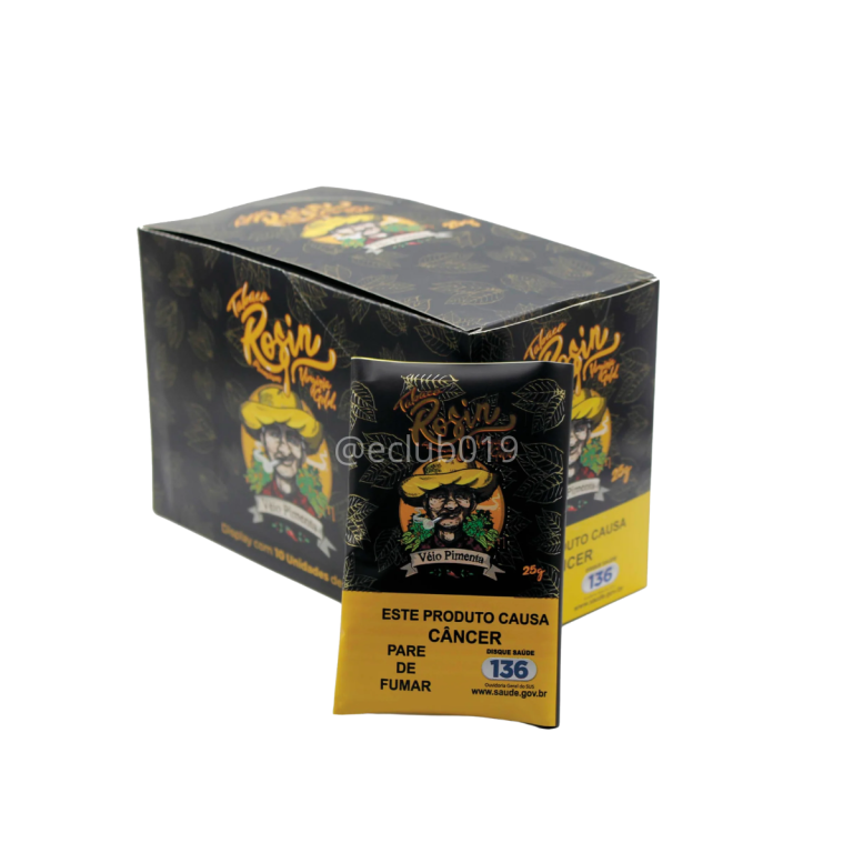 TABACO VEIO PIMENTA SEM TALO PCT/10 X25G