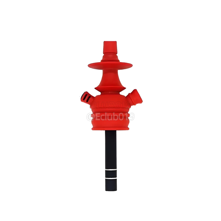 STEM P PLASTICO BLACK HOOKAH VERMELHO