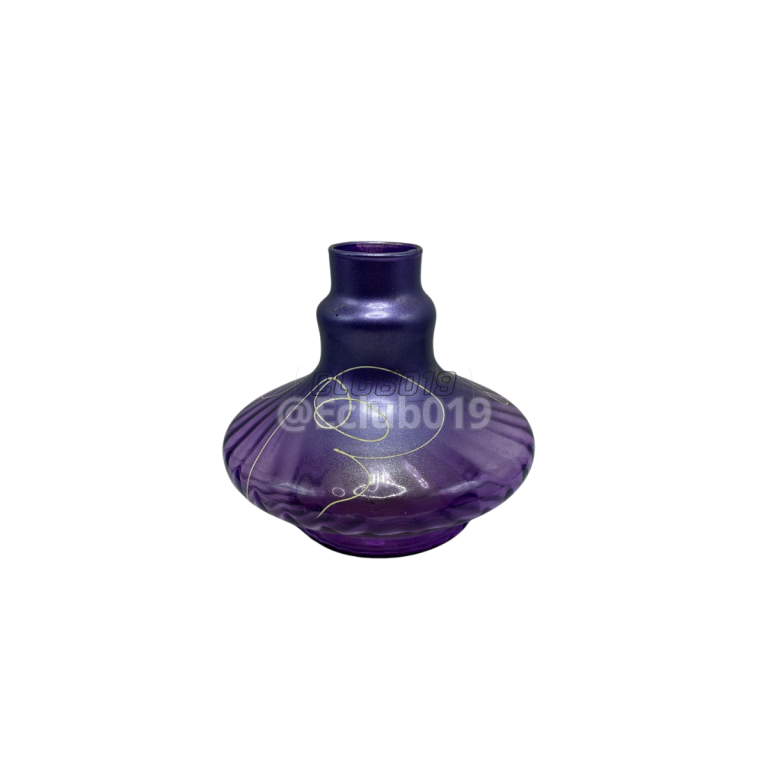 VASO PEQUENO DEGRADE AZUL ESCURO COM LISTRA BRANCA