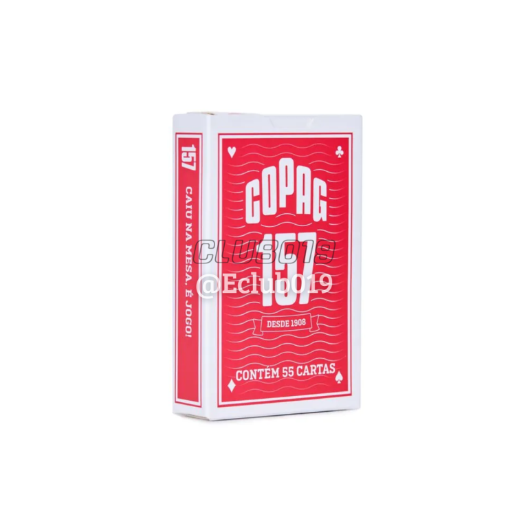 BARALHO COPAG 157 VERMELHO 54 CARTAS