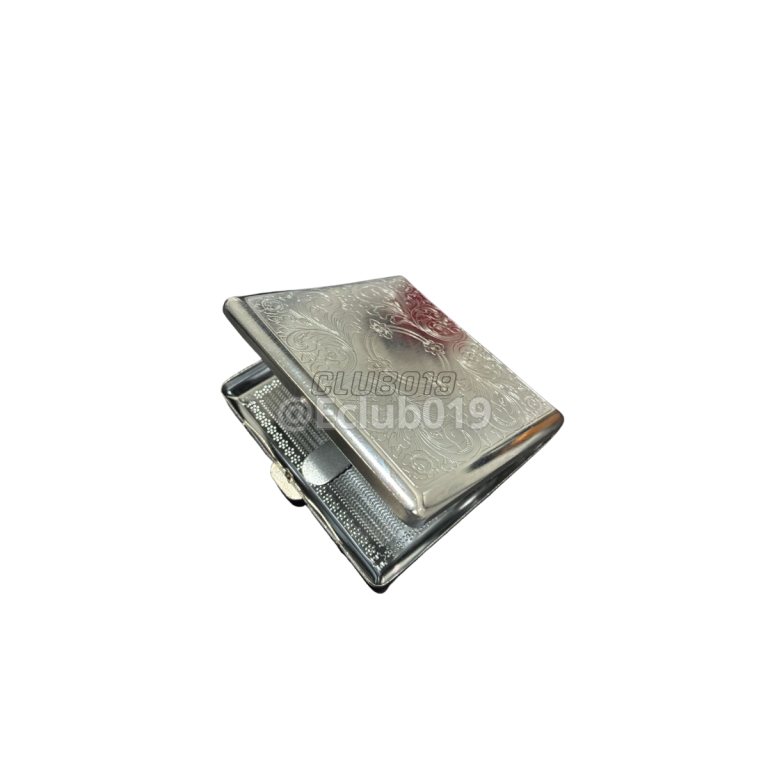 PORTA CIGARROS METAL GRAVADO VINTAGE