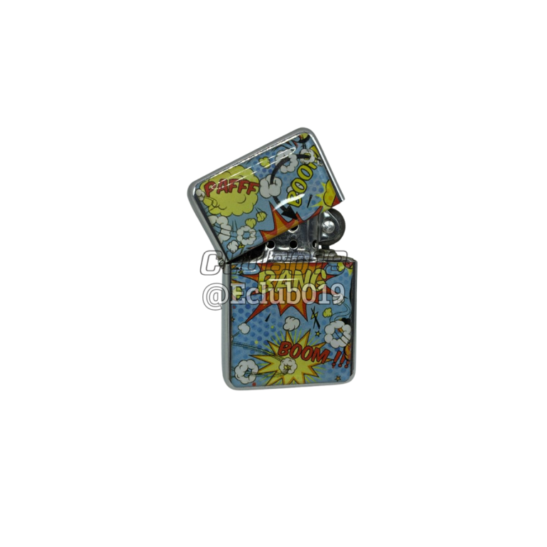 ISQUEIRO TIPO ZIPPO ESTAMPA BANG