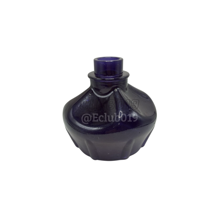 VASO PEQUENO FACETADO AZUL ESCURO