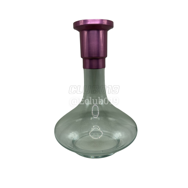 VASO GRANDE TRANSPARENTE BOCAL ROSA