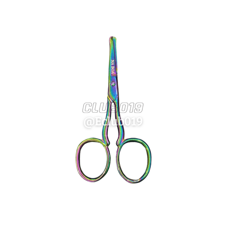 TESOURA NA BOA METAL SEM PONTA ARCO IRIS