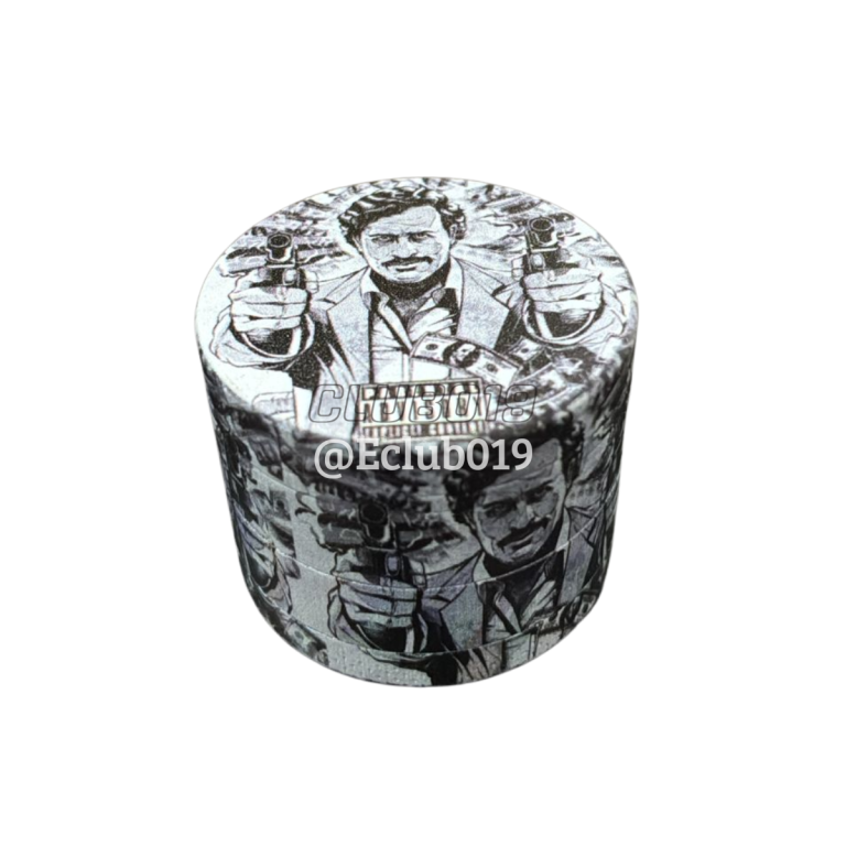 DICHAVADOR METAL HERB GRINDERS ESTAMPA URBANA PRETO/BRANCO