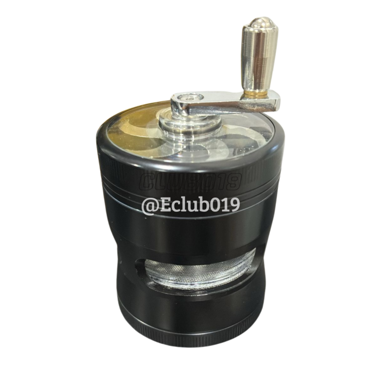 DICHAVADOR METAL RODA COM MANIVELA PRETO