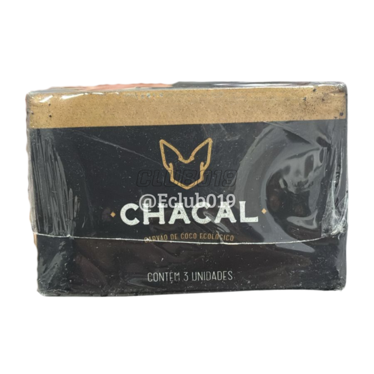 CARVÃO DE COCO CHACAL C/3 UN