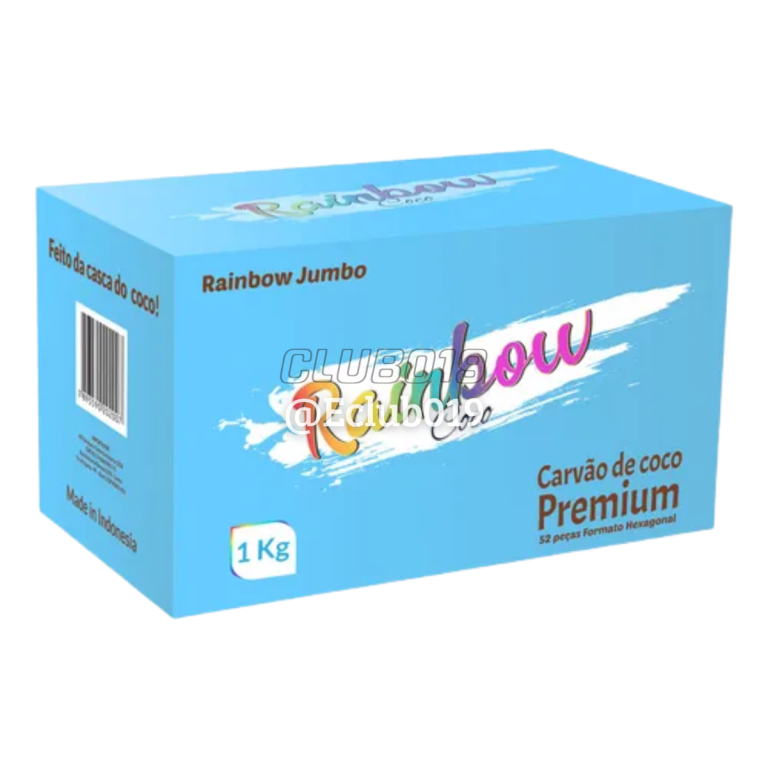 CARVÃO DE COCO RAINBOW 1KG