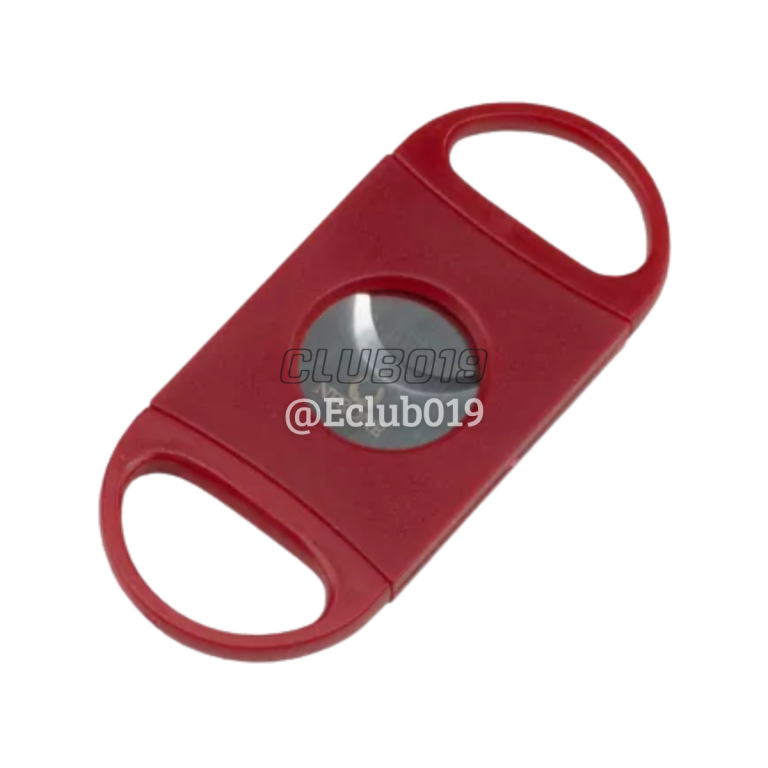 CORTADOR DE CHARUTO NERONE BASIC LAMINA DUPLA VERMELHO