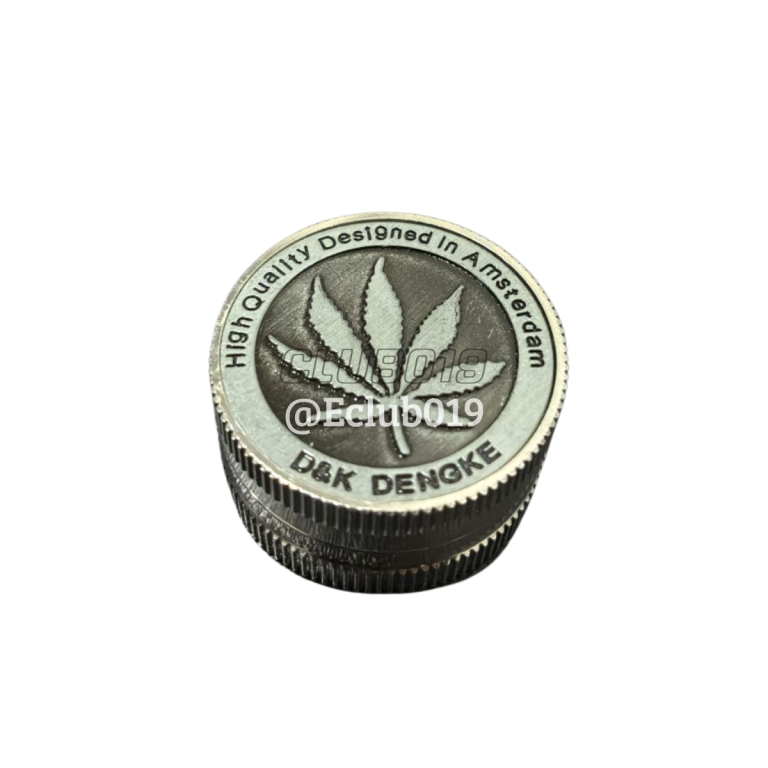 DICHAVADOR METAL HERB GRINDERS ESTAMPA FOLHA PEQUENO