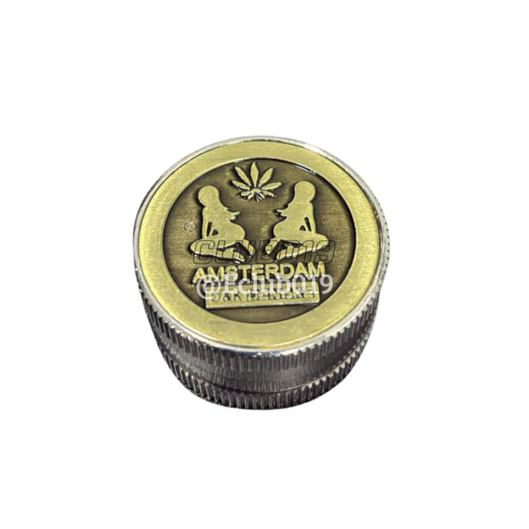 DICHAVADOR METAL HERB GRINDERS GIRLS DOURADO PEQUENO