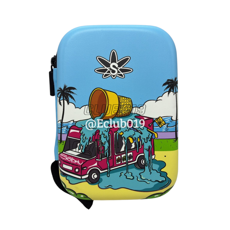 CASE SADHU MÉDIA AZUL ESTAMPADA IMPERMEÁVEL POLIÉSTER