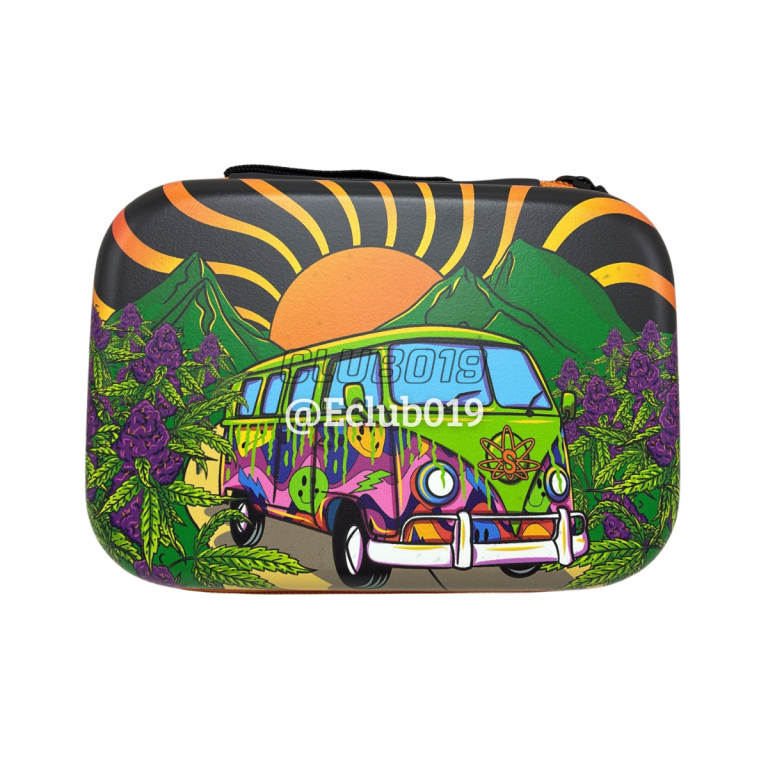 CASE SADHU MÉDIA PRETA ESTAMPADA IMPERMEÁVEL POLIÉSTER