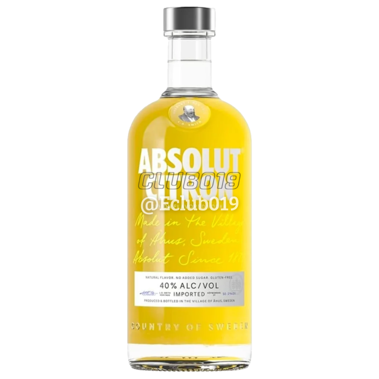 VODKA ABSOLUT CITRON 750ML ORIGINAL IMPORTADA 40% SUECIA