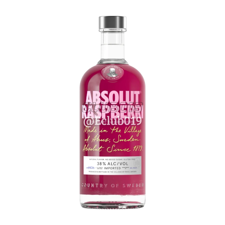 VODKA ABSOLUT RASPBERRI 750ML ORIGINAL IMPORTADA 38% SUÉCIA