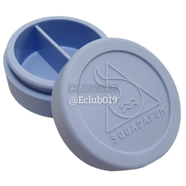 POTE SQUADAFUM SILICONE REDONDO 25ML AZUL C/DIVISORIA
