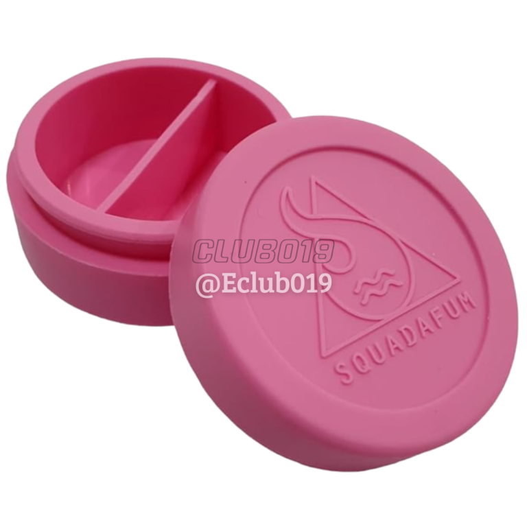 POTE SQUADAFUM SILICONE REDONDO 25ML ROSA C/DIVISORIA