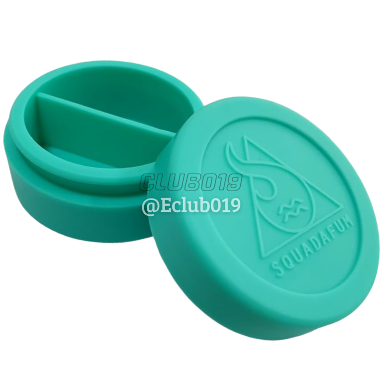 POTE SQUADAFUM SILICONE REDONDO 25ML VERDE C/DIVISORIA