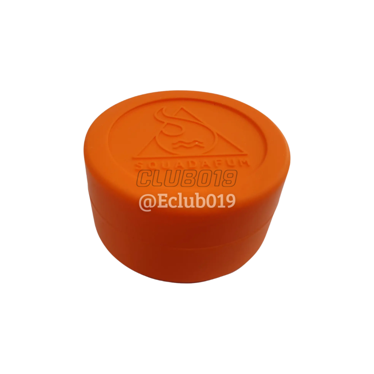 POTE SQUADAFUM SILICONE REDONDO 10ML LARANJA