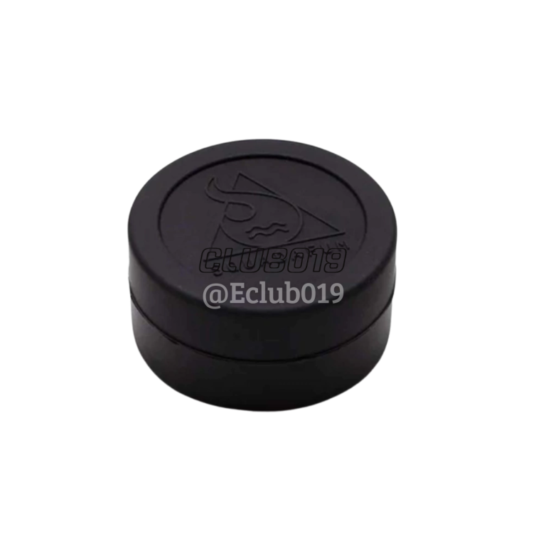 POTE SQUADAFUM SILICONE REDONDO 10ML PRETO